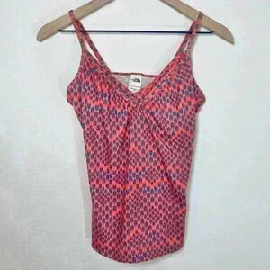 The North Face Women’s Red and Blue Sport Tank Size Small
